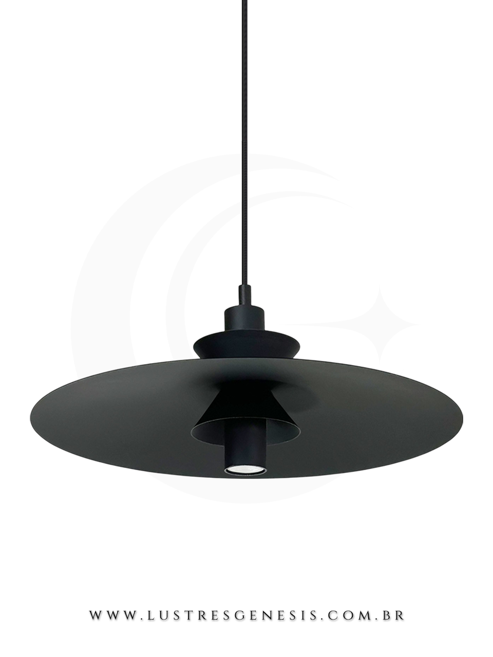 Luminaria Pendente Guanumbi Minimalista Lustre para Cabeceira de Cama, Lavabo, Banheiro, Balcao de Cozinha e Bancada Area Gourmet